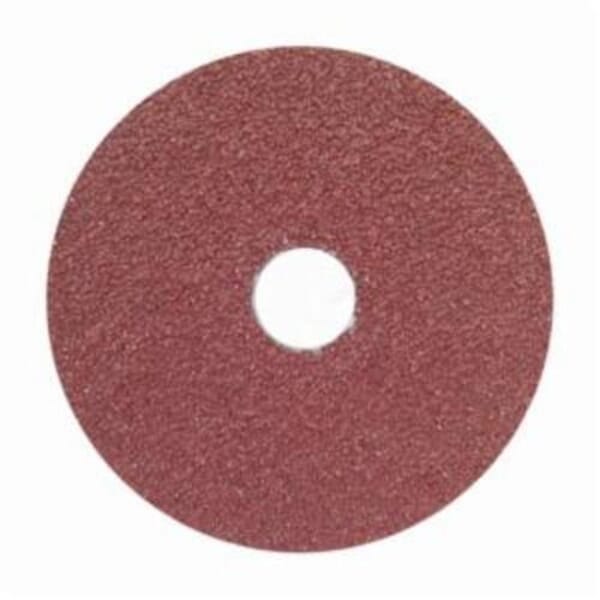 Merit 66623355595 FX965 Coated Abrasive Disc, 7 in Dia, 7/8 in Center Hole, 50 Grit, Coarse Grade, Ceramic Alumina Abrasive, Center Mount Attachment
