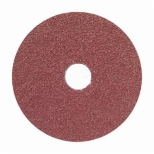 Merit 66623355600 FX965 Coated Abrasive Disc, 5 in Dia, 7/8 in Center Hole, 60 Grit, Medium Grade, Ceramic Alumina Abrasive, Center Mount Attachment