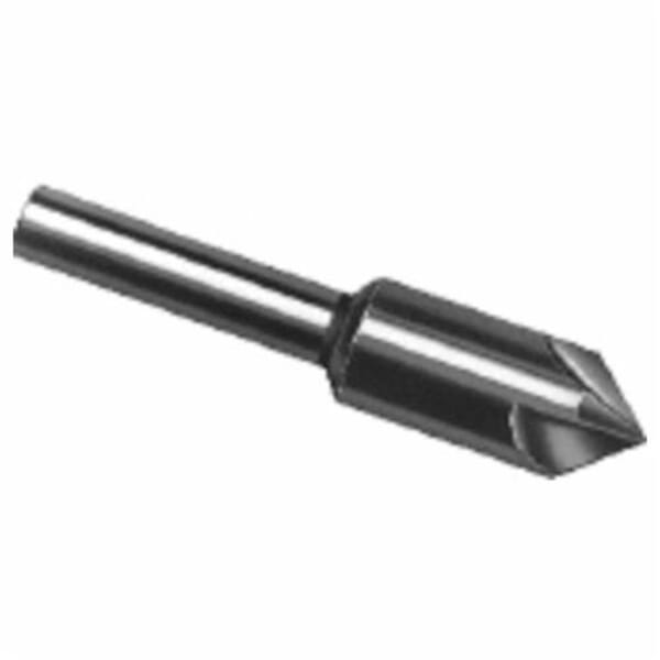 Michigan Drill 486 3/4 Single End Machine Countersink, 3/4 in Dia Body, 1/2 in Dia Shank, 4 Flutes, 60 deg Included, HSS
