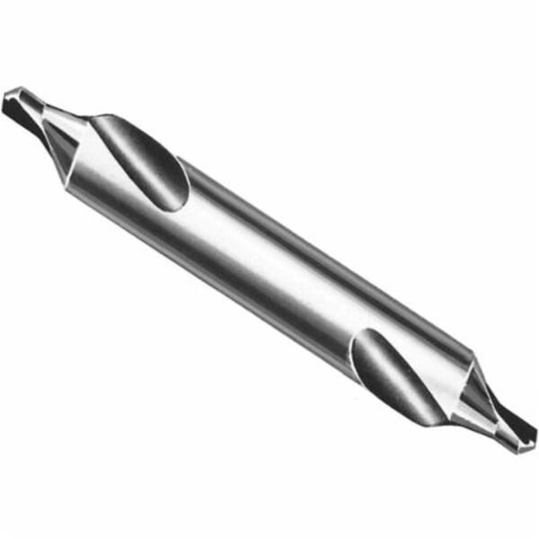 Michigan Drill 585 5 Plain Combined Drill and Countersink, 3/16 in Drill - Fraction, 0.1875 in Drill - Decimal Inch, 60 deg Included Angle, 118 deg Point Angle, HSS
