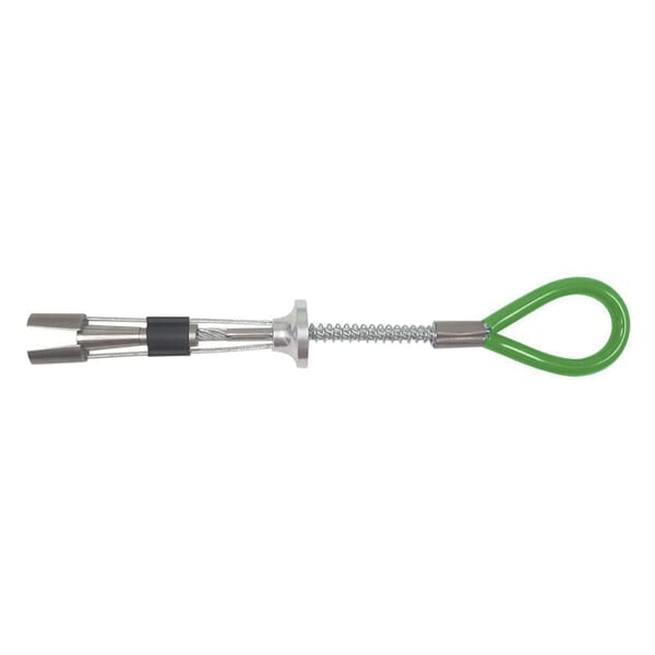 Miller by Honeywell 496 Grip Portable Reusable Anchorage Connector, 11 in L, Galvanized Cable/Polyurethane Thimble/Stainless Steel