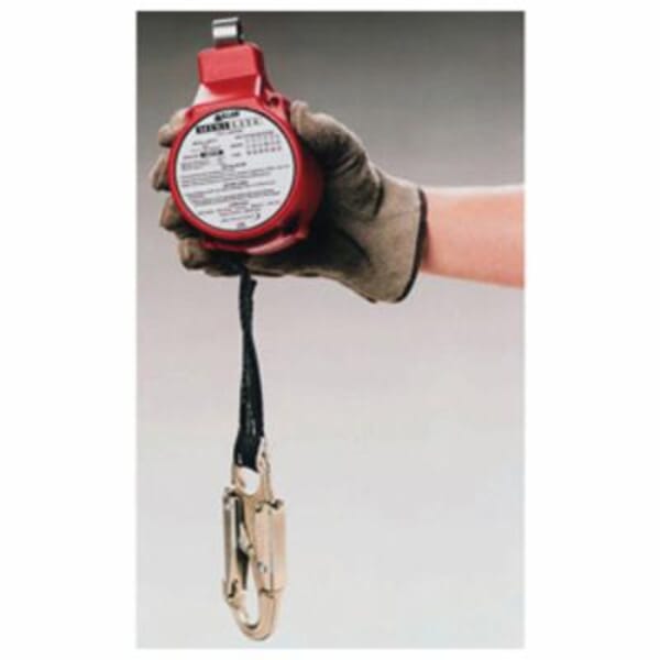 Miller by Honeywell FL11-1-Z7/11FT MiniLite Personal Fall Limiter With Twist-Lock Carabiner and Locking Snap Hook, 310 lb Load Capacity, 11 ft L, Specifications Met: ANSI A10.32, ANSI Z359.14 Class B