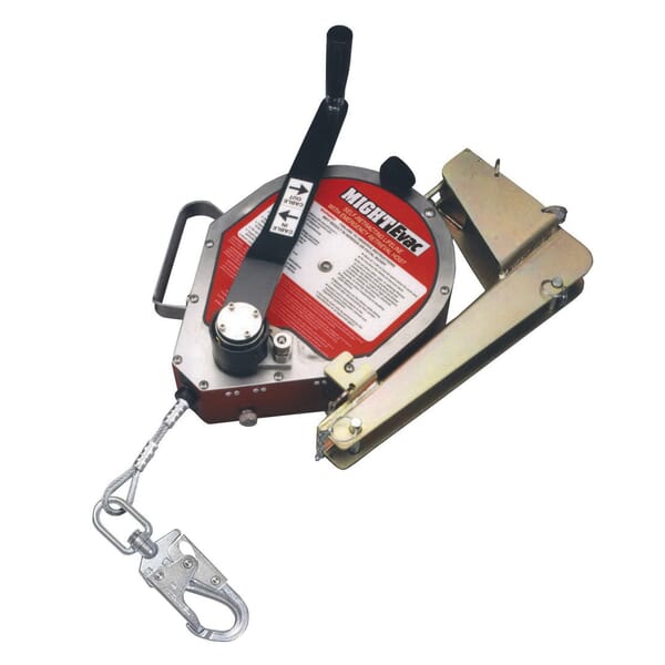 Miller by Honeywell MR50GB-Z7/50FT MightEvac Self-Retracting Lifeline, 310 lb Load, 50 ft L, ANSI Z359-2007
