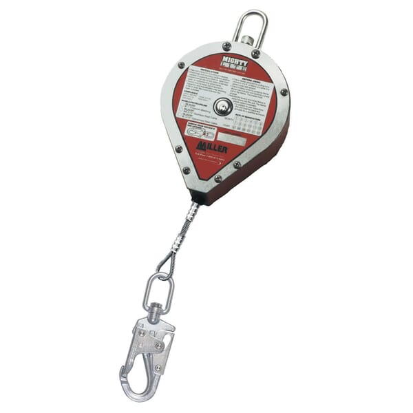 Miller by Honeywell RL20G-Z7/20FT MightyLite Self-Retracting Lifeline, 310 lb Load, 20 ft L, ANSI Z359-2007