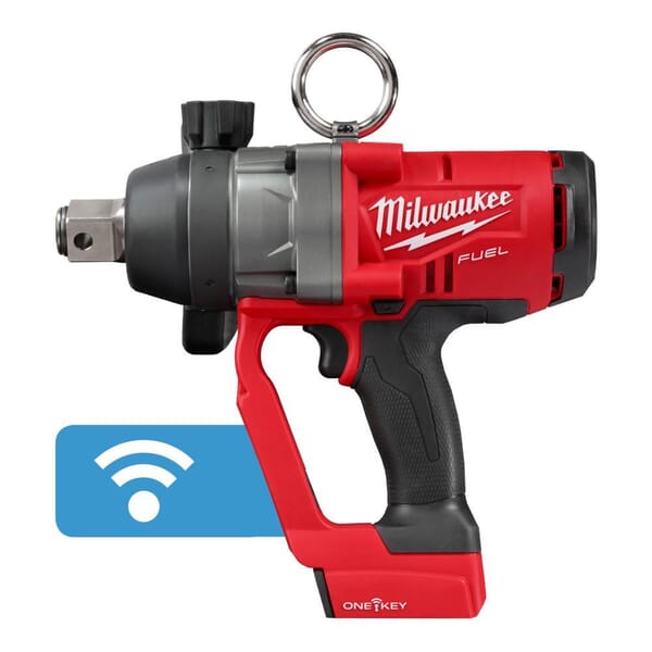 Milwaukee M18 FUEL 2867-20 High Torque Cordless Impact Wrench With One-Key Technology, 1 in Square Drive, 1800 ft-lb Torque, 18 VDC