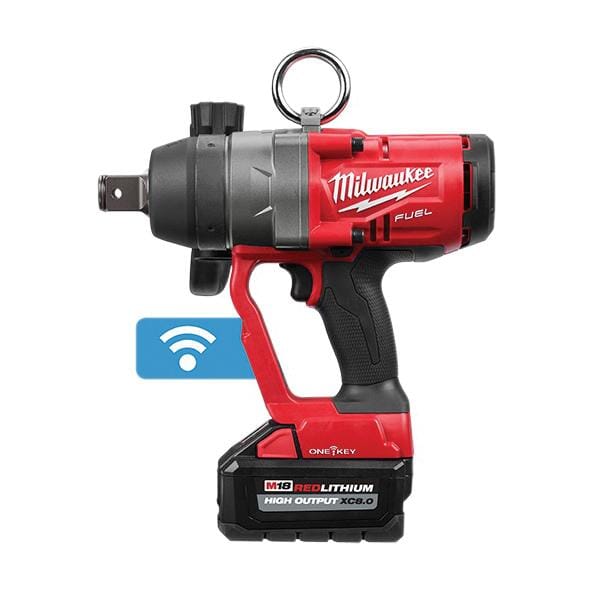 Milwaukee M18 FUEL 2867-22 High Torque Cordless Impact Wrench With One-Key Kit, 1 in Square Drive, 1800 ft-lb Torque, 18 VDC