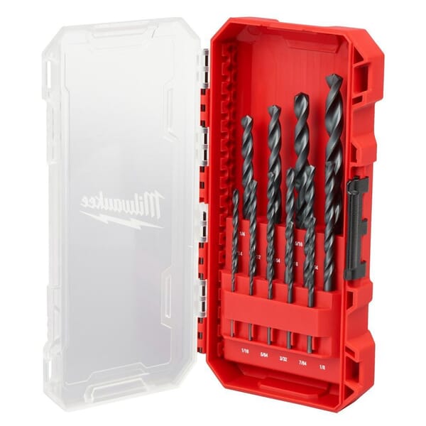 Milwaukee Thunderbolt Secure-Grip 48-89-2803 Drill Bit Set, 15 Pieces, Black Oxide