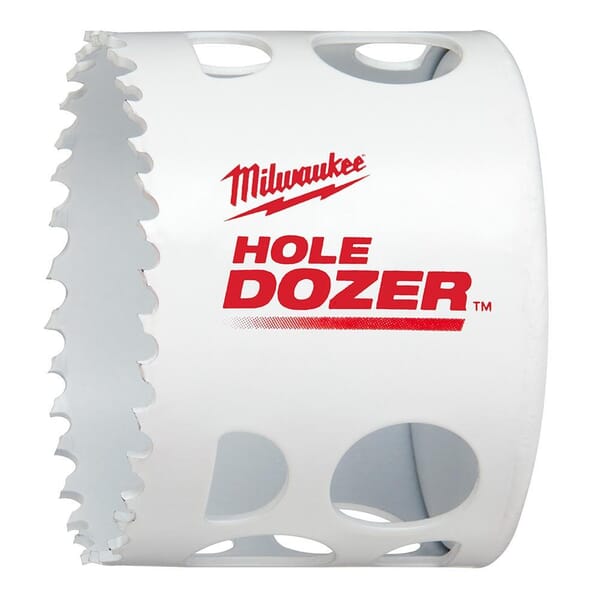 Milwaukee HOLE DOZER Ice Hardened 49-56-0147 Hole Saw, 2-1/2 in Dia, 1-5/8 in D Cutting, Bi-Metal/8% Cobalt Cutting Edge