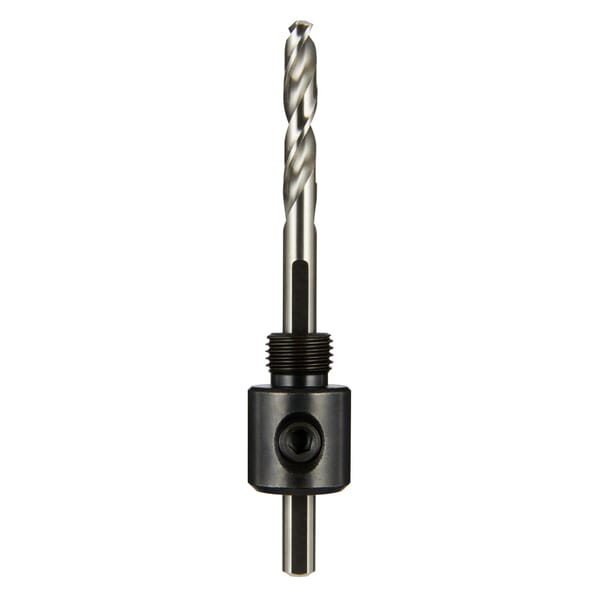 Milwaukee 49-56-6950 Small Thread Hole Saw Arbor, Up to 1-3/16 in Arbor, 1/4 in, Hardened Steel