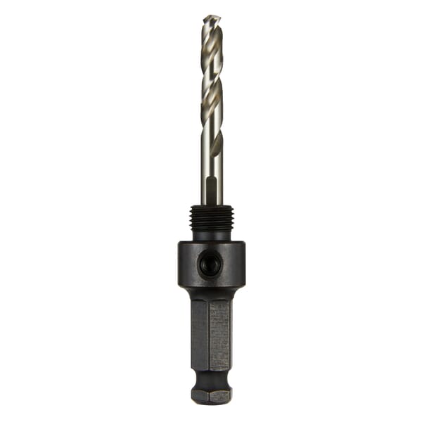 Milwaukee 49-56-7000 Small Thread Basic Hole Saw Arbor, Up to 1-3/16 in Arbor, 7/16 in, Hardened Steel
