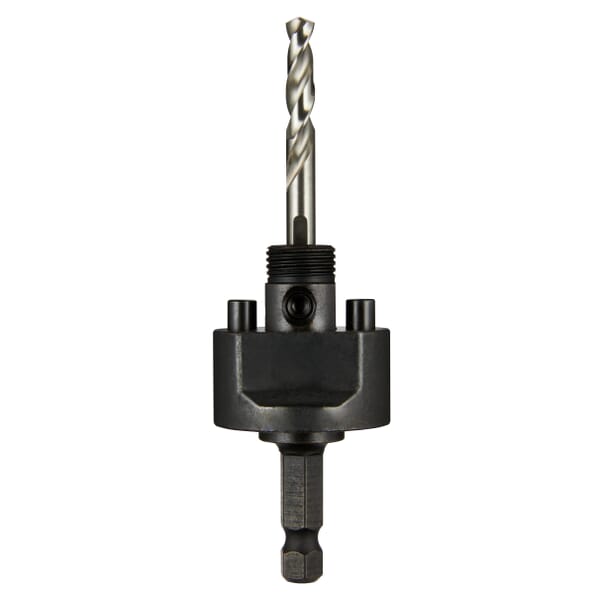Milwaukee 49-56-7250 Large Thread Quick-Change Universal Hole Saw Arbor, 5/8-18 Arbor, 3/8 in, Steel