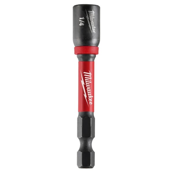 Milwaukee SHOCKWAVE 49-66-4532 Magnetic Nut Driver, 1/4 in Drive, Proprietary Steel