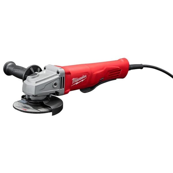 Milwaukee 6141-31 Compact Angle Grinder, 4-1/2 in Dia Wheel, 5/8-11 Arbor/Shank, 120 VAC