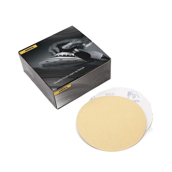 Mirka 23-612-220 Grip Disc, 5 in Dia Disc, 220 Grit, Paper Backing