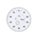 Mitutoyo 3047S 3 Series Large Dial Face Lug Back Metric Dial Indicator, 10 mm, 0 to 50 to 0 Dial Reading, 0.01 mm, 78 mm Dial, M2.5x0.45 Tip