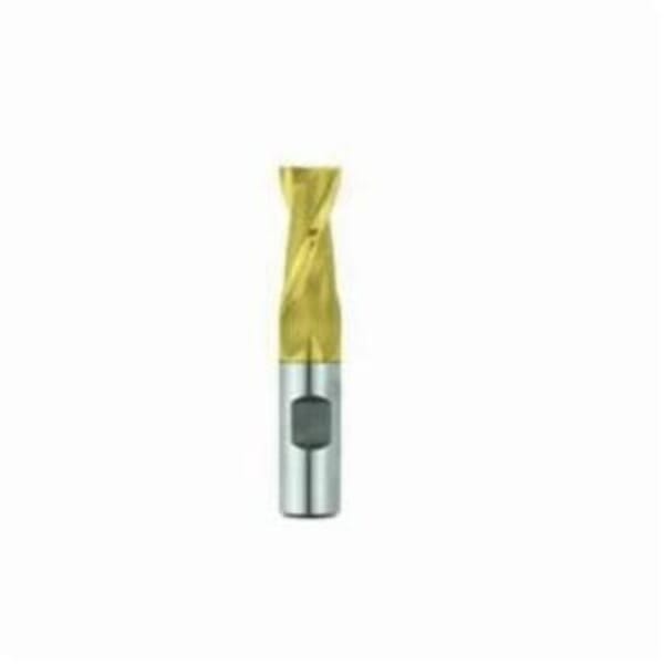 Niagara Cutter N69058 S203 Center Cutting Short Length Single End Square End End Mill, 1 in Dia Cutter, 1-1/2 in Length of Cut, 2 Flutes, 3/4 in Dia Shank, 3-3/4 in OAL, TiCN Coated