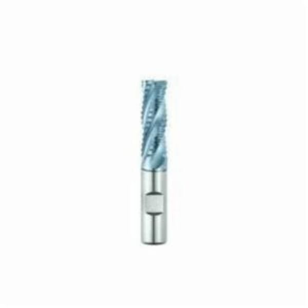 Niagara Cutter N71164 REM710 Long Length Non-Center Cutting Single End End Mill, 1/2 in Dia Cutter, 0.025 in Corner Radius, 2 in Length of Cut, 4 Flutes, 1/2 in Dia Shank, 4 in OAL, TiN Coated