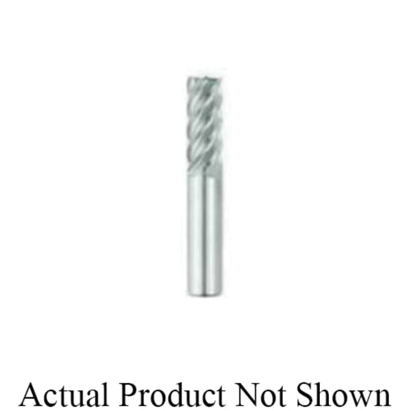 Seco Niagara Cutter 17003473 Elite S545 Center Cutting High Performance Medium Length Single End Square End End Mill, 1 in Dia Cutter, 2-5/8 in Length of Cut, 5 Flutes, 1 in Dia Shank, 6 in OAL, Uncoated