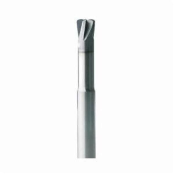 Seco Niagara Cutter 03043615 SN400R High Feed Non-Center Cutting Single End Stub Length End Mill, 1/2 in Dia Cutter, 0.0614 in Corner Radius, 0.02 in Length of Cut, 4 Flutes, 1/2 in Dia Shank, 3-1/2 in OAL, AlTiN Coated