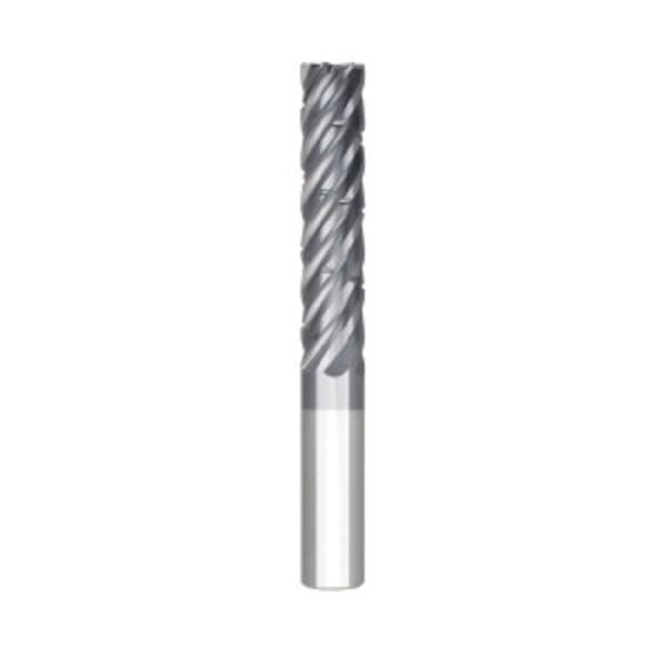 Seco Niagara Cutter 03115964 Elite SCS638R High Performance Medium Length Multi-Flute Single End End Mill, 1/2 in Dia Cutter, 0.03 in Corner Radius, 1-5/8 in Length of Cut, 6 Flutes, 1/2 in Dia Shank, 4 in OAL, AlTiN Coated
