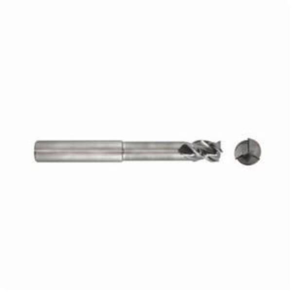 Seco Niagara Cutter 17002223 Elite AN345 Center Cutting High Performance Long Length Single End Square End End Mill, 1/4 in Dia Cutter, 1/2 in Length of Cut, 3 Flutes, 1/4 in Dia Shank, 4 in OAL, Uncoated