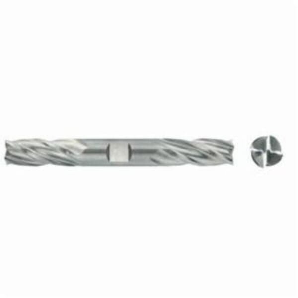 Niagara Cutter N46244 DC402 Center Cutting Double End Short Length Square End End Mill, 3/4 in Dia Cutter, 1-5/8 in Length of Cut, 4 Flutes, 3/4 in Dia Shank, 5-5/8 in OAL, Uncoated