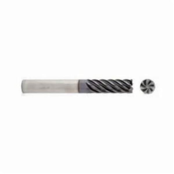 Seco Niagara Cutter 17002331 Elite S738R High Performance Multi-Flute Non-Center Cutting Short Length Single End End Mill, 1/2 in Dia Cutter, 0.015 in Corner Radius, 3/4 in Length of Cut, 7 Flutes, 1/2 in Dia Shank, 3 in OAL, AlTiN Coated