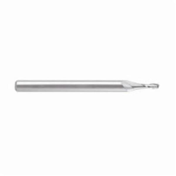 Seco Niagara Cutter 17002387 ME230 Center Cutting Medium Length Single End Square End Micro End Mill, 0.005 in Dia Cutter, 0.015 in Length of Cut, 2 Flutes, 1/8 in Dia Shank, 1-1/2 in OAL, Uncoated