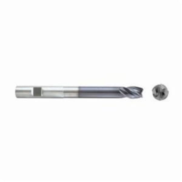Seco Niagara Cutter Stabilizer GP 17002927 Stabilizer GP STRN430 Center Cutting Medium Length Single End End Mill, 3/4 in Dia Cutter, 0.03 in Corner Radius, 1 in Length of Cut, 4 Flutes, 3/4 in Dia Shank, 5 in OAL, AlTiN Coated