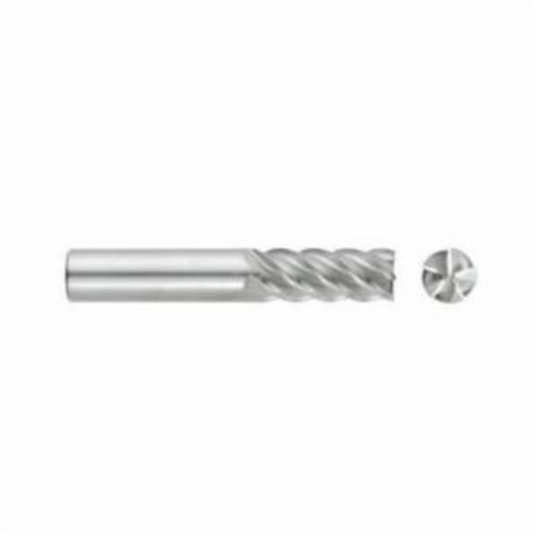 Seco Niagara Cutter 17003587 Elite S545 Center Cutting High Performance Short Length Single End Square End End Mill, 7/32 in Dia Cutter, 3/8 in Length of Cut, 5 Flutes, 1/4 in Dia Shank, 2 in OAL, AlTiN Coated
