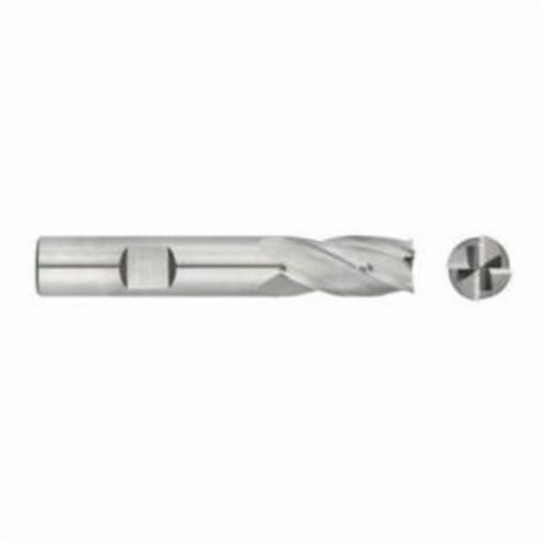 Seco Niagara Cutter 17005655 CNC430 Center Cutting Short Length Single End Square End End Mill, 3/8 in Dia Cutter, 7/8 in Length of Cut, 4 Flutes, 3/8 in Dia Shank, 4 in OAL, TiAlN Coated