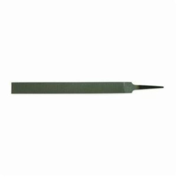 Crescent 20342N Flat Flexible Rigid Hand File, 12 in L, Smooth Cut