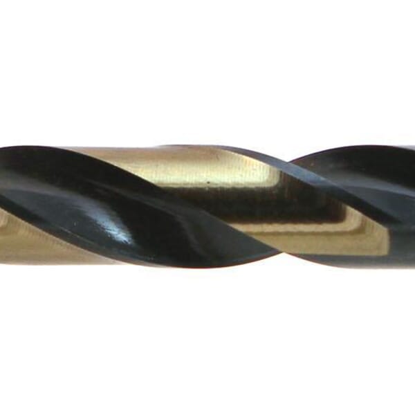Nitro 400NW29 Heavy Duty Jobber Length Drill Set, 1/16 in Min Drill Bit, 1/2 in Max Drill Bit, 135 deg Drill Point Angle, 29 Pieces, HSS, Black/Gold