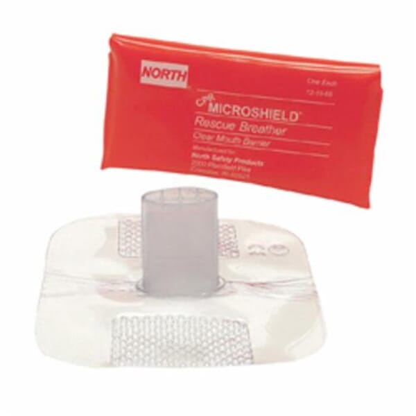North by Honeywell 121065 Swift CPR Microshield, 1 Pieces, Orange Pouch Container