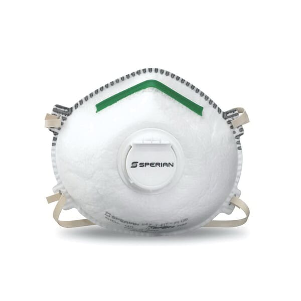 North by Honeywell SAF-T-FIT Plus Light Weight Particulate Respirator With Red Boomerang Nose Seal and Exhalation Valve