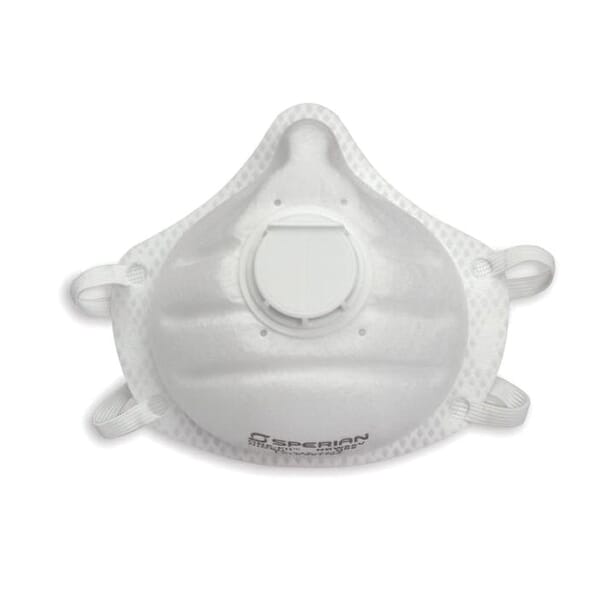 North by Honeywell 14110445 ONE-Fit Disposable Latex Free Particulate Respirator With Molded Nose Bridge and Exhalation Valve, Universal, Resists: Airborne Particulates, Contamination, Solid Particulates and Non-Petroleum Based Liquid Aerosols