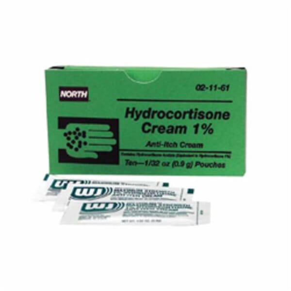 North by Honeywell 021161 Hydrocortisone Cream, Pouch Packing, Formula: 1% Hydrocortisone Acetate