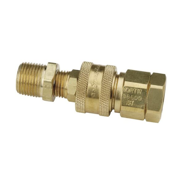North by Honeywell 88600ST Snap-Tite Coupler Assembly, For Use With PAPR Supplied Air Systems