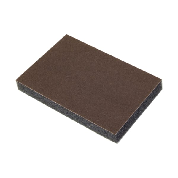 Norton 07660704067 Economy Flexible Sanding Sponge, 4 in L x 3 in W x 1/2 in THK, 80 Grit, Coarse Grade