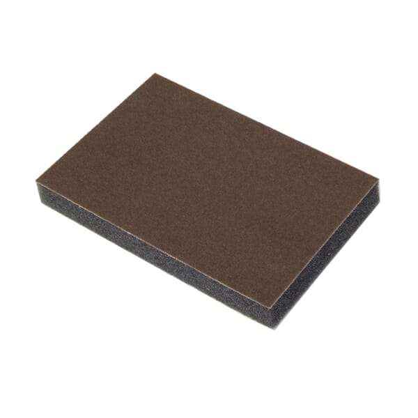Norton 07660704068 Economy Flexible Sanding Sponge, 4 in L x 3 in W x 1/2 in THK, 60 Grit, Coarse Grade