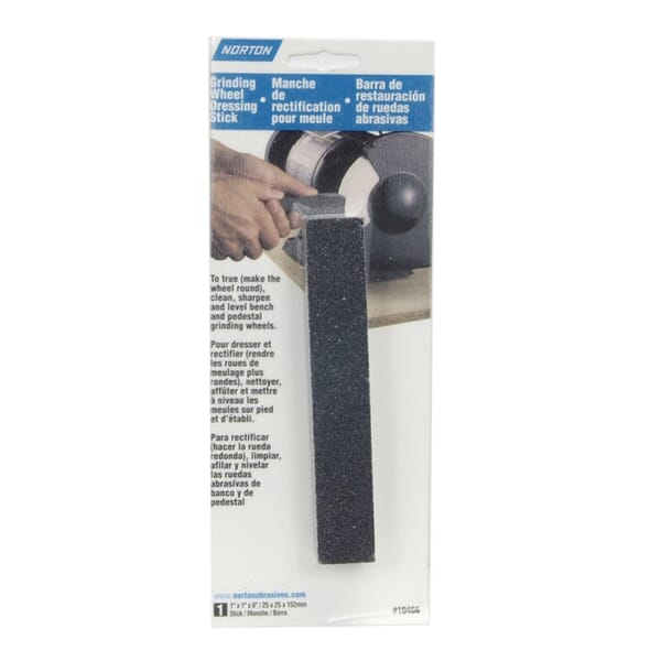 Norton 61463610205 37C Dressing Stick, Squared Shape, 6 in L x 1/2 in W x 1/2 in THK