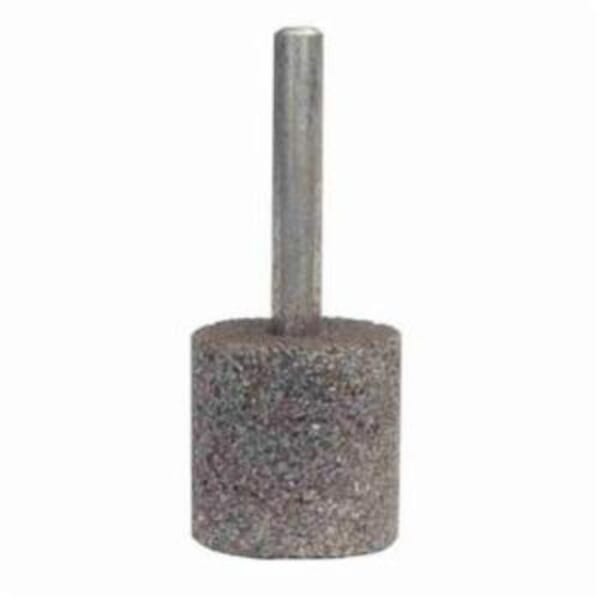 NortonNorZon 61463617520 Mounted Point, W220 Cylindrical Point, 1 in Dia x 1 in L Head, 1/4 in Dia Shank