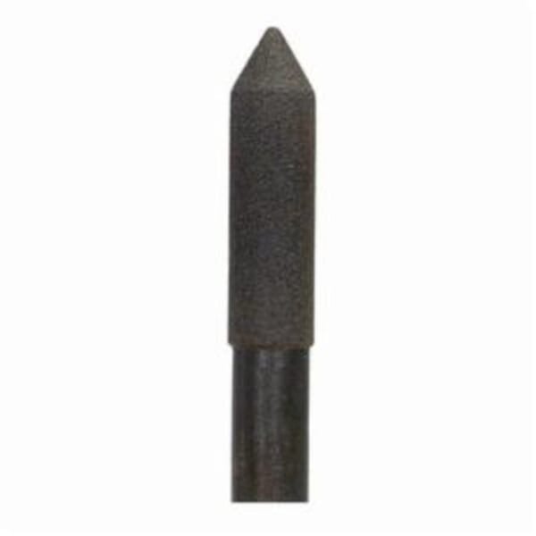 Norton Center Lap 61463621421 Mounted Point, 1/2 in Dia x 2 in L Head, 1/2 in Dia Shank