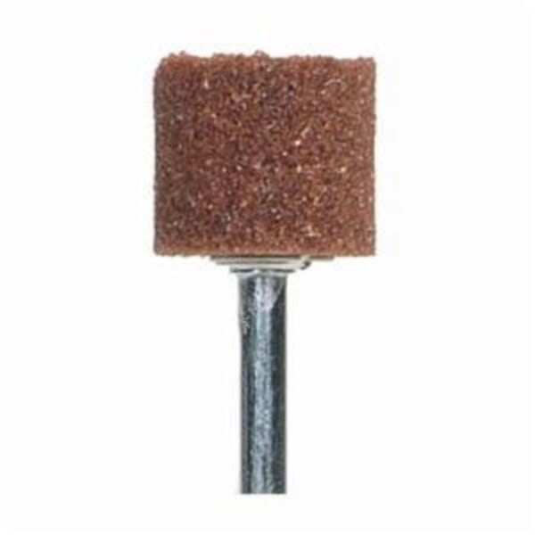 Norton Gemini 61463624525 38A Mounted Point, W185 Cylindrical Point, 1/2 in Dia x 1/2 in L Head, 1/8 in Dia Shank