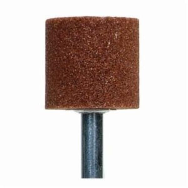 Norton Gemini 61463624566 38A Mounted Point, W220 Cylindrical Point, 1 in Dia x 1 in L Head, 1/4 in Dia Shank