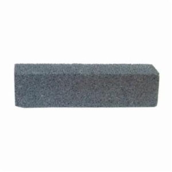 Norton 61463687830 Plain Hand Rubbing Brick, 8 in L x 2 in W x 2 in THK, C24 Grit, Silicon Carbide Abrasive