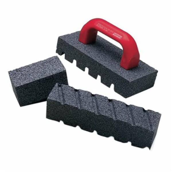 Norton 61463687845 C20 Fluted Rubbing Brick, 8 in L x 2 in W x 2 in H, 24 Grit