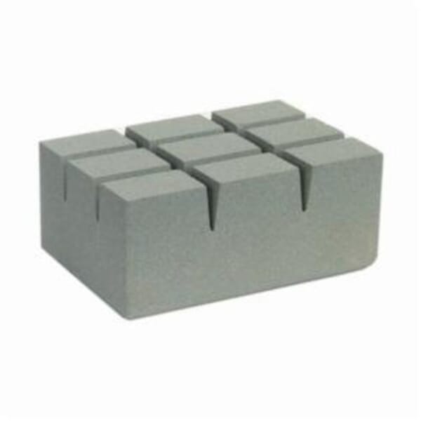 Norton 61463687870 Medium Hand Griddle Brick, 4-1/2 in L x 3 in W x 2 in THK, 220 Grit, Aluminum Oxide Abrasive