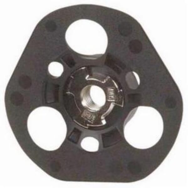 Norton Speed-LokAVOS 63642504873 Edger Hard Density Round Backup Pad, 7 in Dia Pad, Type TS Attachment