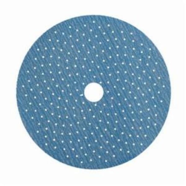 Norton No-Fil Multi-Air Cyclonic 77696007755 A975 Hook and Loop Disc, 5 in Dia, P150 Grit, Fine Grade, Ceramic Alumina Abrasive, Latex Paper Backing